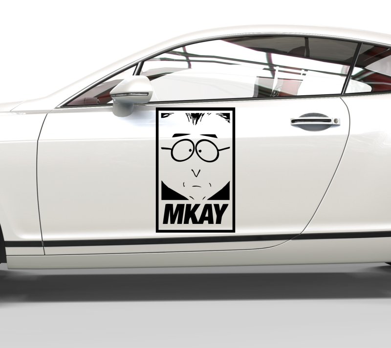 46084 Aufkleber South Park - Mr. Mackey´s MKay